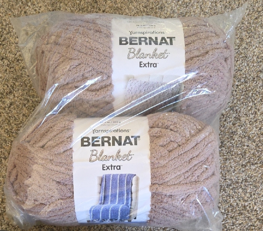 Bernat Blanket Extra Yarn - Soft Tan